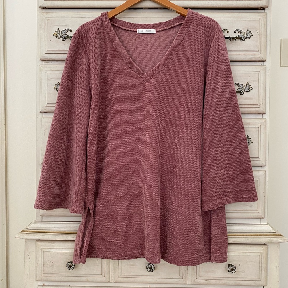 Mauve Chenille Sweater